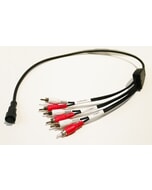 Q Experience RCA Speaker Cable for Q Displays