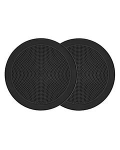 Fusion FM-F65RB 6.5" Flush Mount Round Marine Speakers 120W - Black