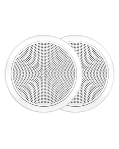 Fusion FM-F77RW 7.7" Flush Mount Round Marine Speakers 200W - White
