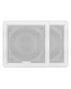 Fusion FM-F77SW 7.7" Flush Mount Square Marine Speakers 200W - White