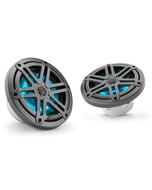 JL Audio M3 Marine Speakers - 6.5" - RGB LED - Grey Sport