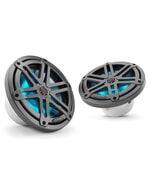 JL Audio M3 Marine Speakers - 7.7" - RGB LED - Grey Sport
