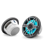 JL Audio M6 Marine Speakers - 7.7" - RGB LED - Titanium Sport