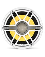 JL Audio M6 Marine Subwoofer - 10" - RGB LED - White Sport