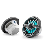 JL Audio M6 Marine Speakers - 6.5" - RGB LED - Titanium Sport