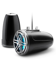 JL Audio M3 Enclosed Tower Speakers - 7.7" - RGB LED - Grey Sport