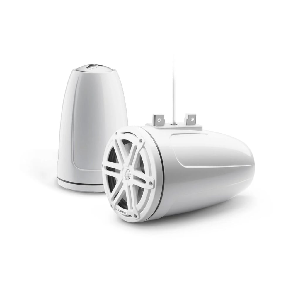 JL Audio M3 Enclosed Tower Speakers - 7.7" - White Sport