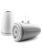 JL Audio M6 Enclosed Tower Speakers - 8.8" - White Classic