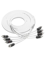 JL Audio Marine Audio RCA Interconnect Cable - 4-channel - 12'