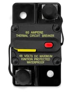 JL Audio Waterproof Ignition Protected Circuit Breaker - 80 Amp