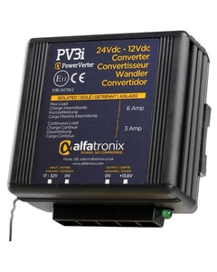 Alfatronix Powerverter 24-12V Isolated Voltage Converter - 3A