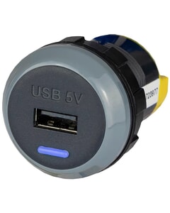 Alfatronix PV65R-A IP65 Single USB A Charger - Rear Fit