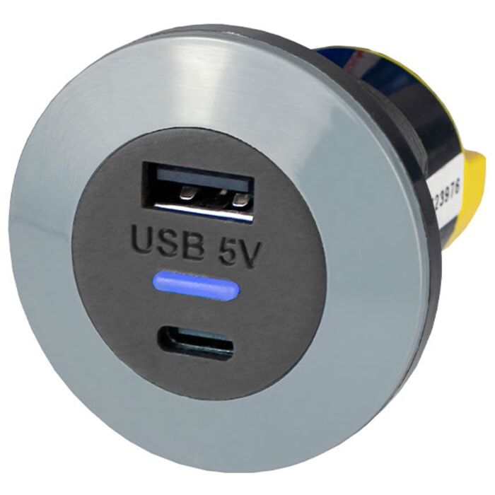 IP65 USB-Ladegeräte mit Schienenschutz, Alfatronix Ltd