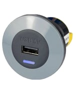 Alfatronix PV65R-AFF IP65 Single USB A Charger - Front Fit