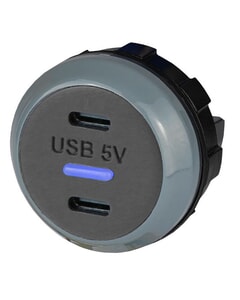 Alfatronix PVPRO-CC Double USB C Charger - Rear Fit