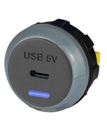Alfatronix PVPWP-C IP65 Slimline USB C Charger - Rear Fit
