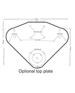 Echomax Top Plate for Combi MK2 Bracket - Black