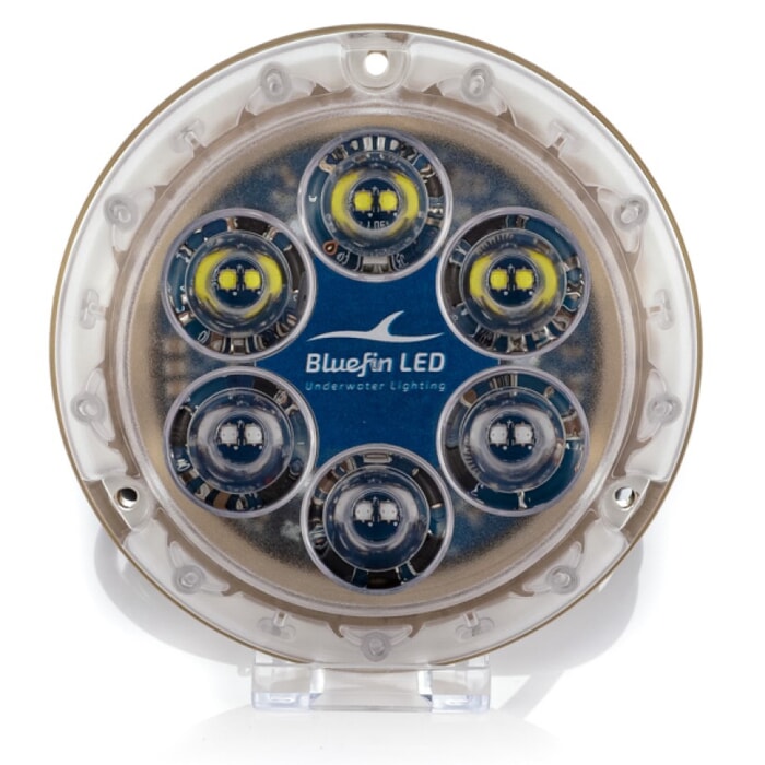 Bluefin LED Bronze Piranha P12 SM Light Dual White / Blue
