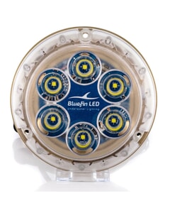 Bluefin LED Aluminium Piranha P6 SM Dual Colour Light - White/Blue
