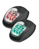 Osculati Evoled Navigation Lights Port & Starboard - Black ABS