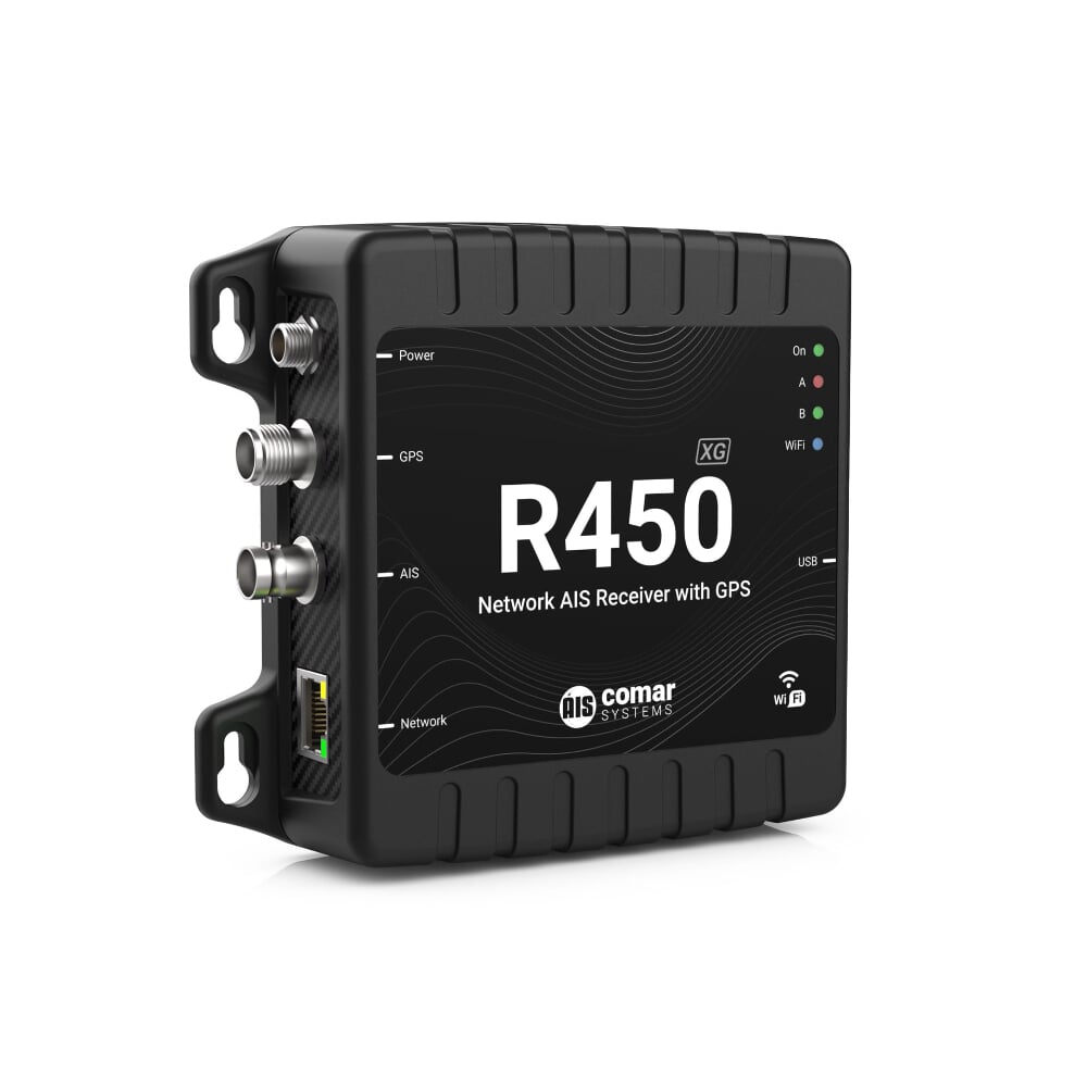 Comar R450-XG Network AIS Receiver with Ethernet, GPS & Wifi