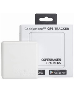 Copenhagen Trackers Cobblestone GPS Tracker - White