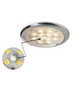 Osculati Procion IP65 White LED Ceiling Light with Switch - 86mm