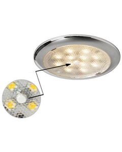 Osculati Procion IP65 White LED Ceiling Light with Switch - 86mm