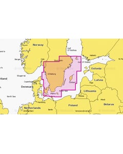 Navionics Platinum+ Large Chart: 17P+ - Sweden South - SD-Card