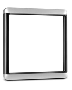 Garmin Trim Snap Piece Cover - Silver/Black - GHC/GMI/GNX Instruments