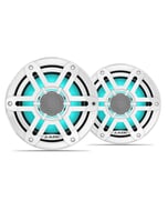 JL Audio M200 Marine Speakers - 6.5" - RGB LED - White Sport