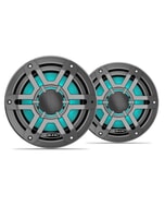 JL Audio M200 Marine Speakers - 6.5" - RGB LED - Grey Sport
