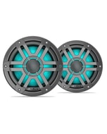 JL Audio M200 Marine Speakers - 7.7" - RGB LED - Grey Sport