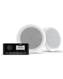 Fusion MS-RA60 Marine Stereo & EL 6.5" 80W Classic White Speakers