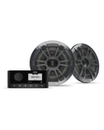 Fusion MS-RA60 Marine Stereo & EL 6.5" 80W Sports Grey Speakers