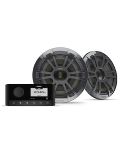 Fusion MS-RA60 Marine Stereo & EL 6.5" 80W Sports Grey Speakers