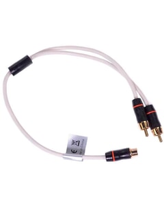 Fusion MS-RCAYM RCA Splitter Cable Female to Dual Male - 0.3m (0.9')