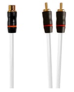 Fusion RCA Cables - Female to Dual Male Splitter, 0.9m