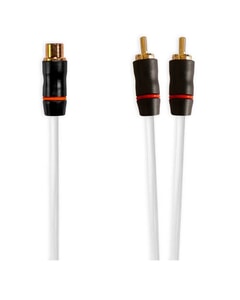 Fusion RCA Cables - Female to Dual Male Splitter, 0.9m