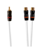 Fusion RCA Cables - Male to Dual Female Splitter, 0.9m