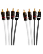 Fusion RCA Cables - 4 Channel, 25ft (7.62m)