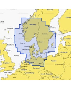 Navionics+ Chart: 45XG - Skagerrak & Kattegat - SD-Card