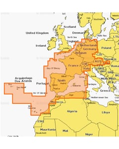 Navionics+ Chart: 46XG - Central & West Europe - SD-Card