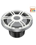 Hertz 500W 10" 2 Ohm HMS RGB LED Marine Subwoofer - Silver White