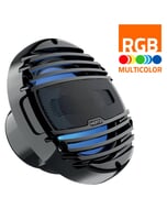 Hertz 150W 6.5" HMX RGB LED Marine Coax Speakers - Total Black