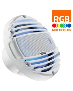 Hertz 150W 6.5" HMX RGB LED Marine Coax Speakers - Total White