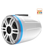 Hertz 400W 8" HTX RGB LED Marine Tower Flat Speakers - Sports White