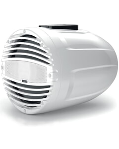 Hertz 200W 8" HTX RGB LED Marine Tower Flat Speakers - Total White