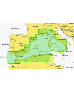 Navionics Platinum+ Large Chart: 32P+ - Mediterranean West - SD-Card