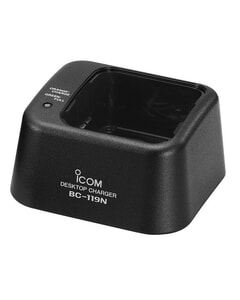 ICOM UK Desktop Fast Charger including PSU requires Adaptor